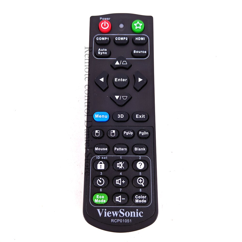 for ViewSonic Projectors Remote Control RCP01051 PJD6552LWS PJD6552W XY-7080 PJD5255 PJD5555W PJD5155 PJD5250 PJD5151 PJD515