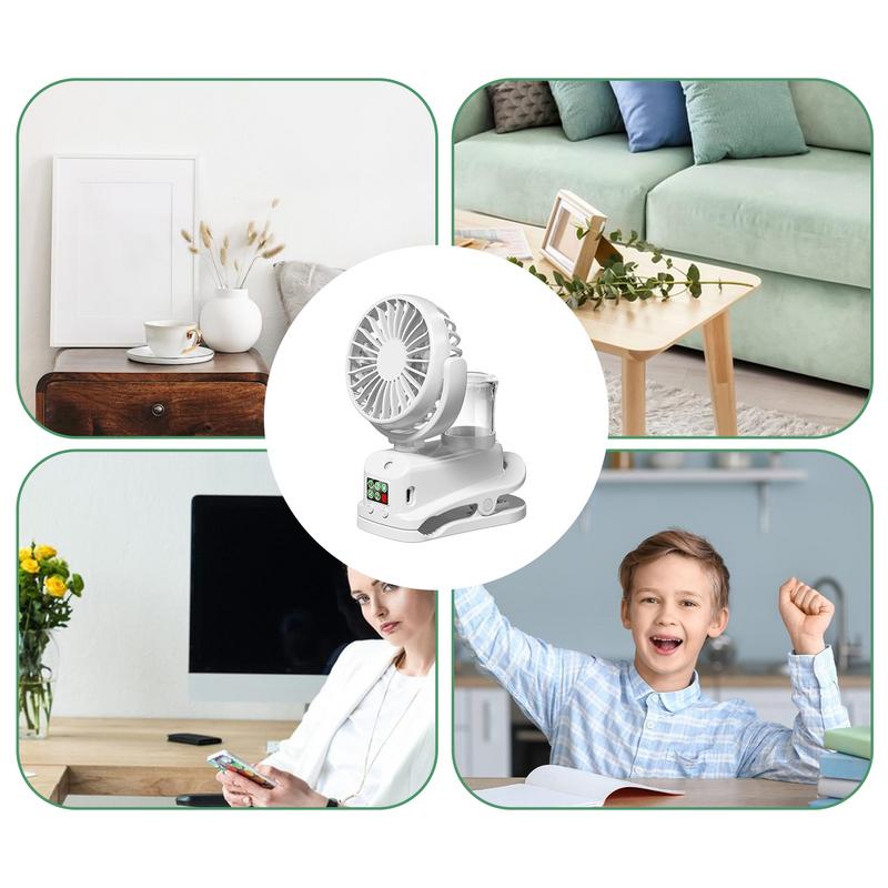 Mister Fan Spraying Water Misting Fan Outdoors Mister Desk Table Fan For Travel Work Home Camping