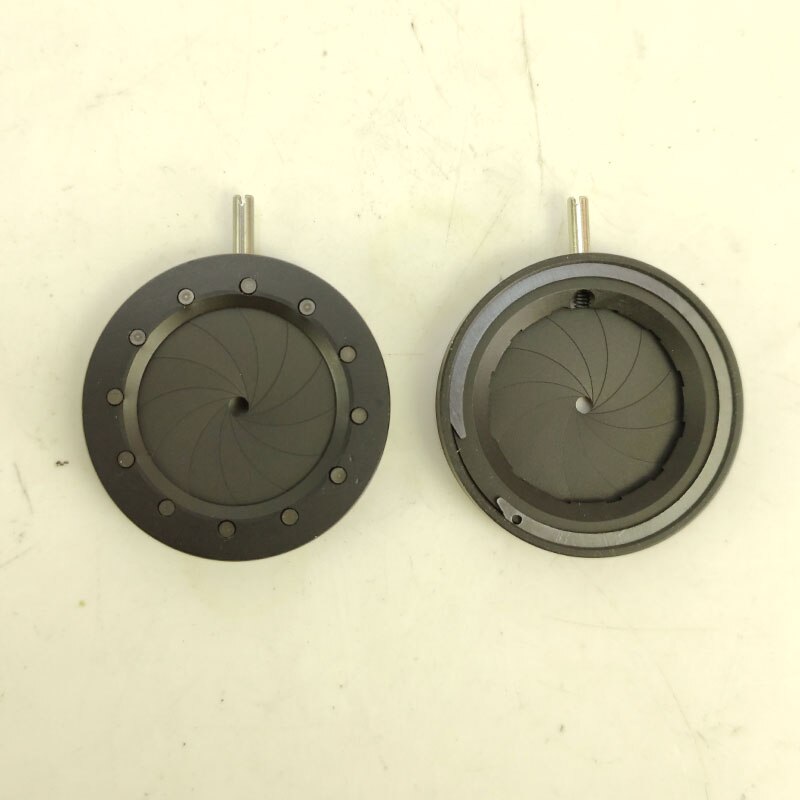 1.2-18mm Iris Aperture Adjustable Camera Microscope Optical Mechanical Diaphragm