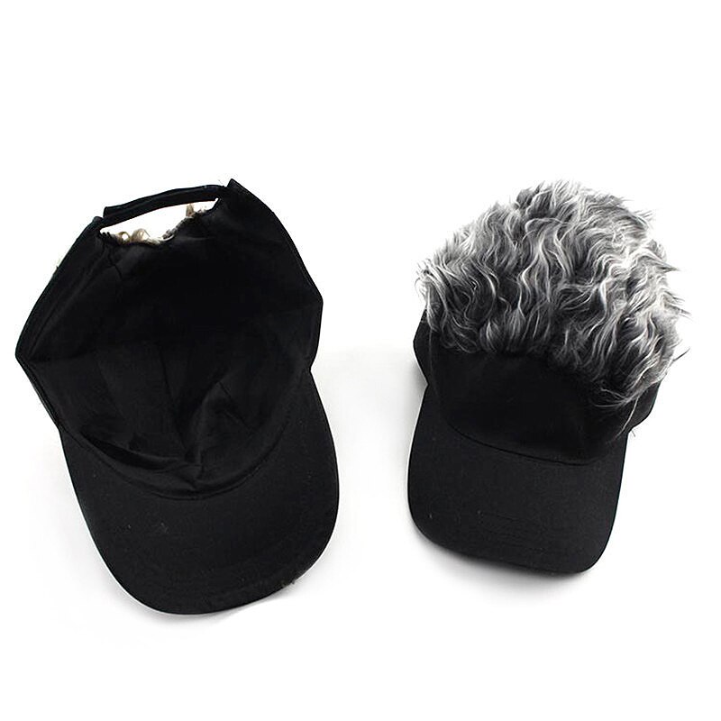 Sombreros de Golf para hombre y mujer, 56-60cm, pelucas y viseras deportivas de algodón para exteriores, color gris