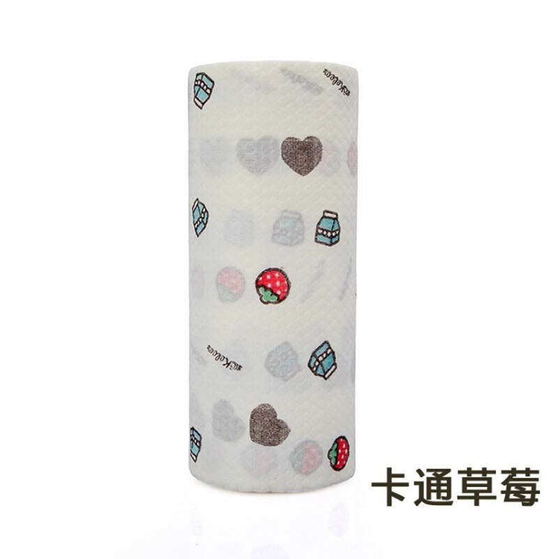 Desechable limpio paño aceite absorbente Papel Toalla de mano para la cocina lavable plato toalla tela no tejida seco/húmedo de aceite antiadherente: Púrpura