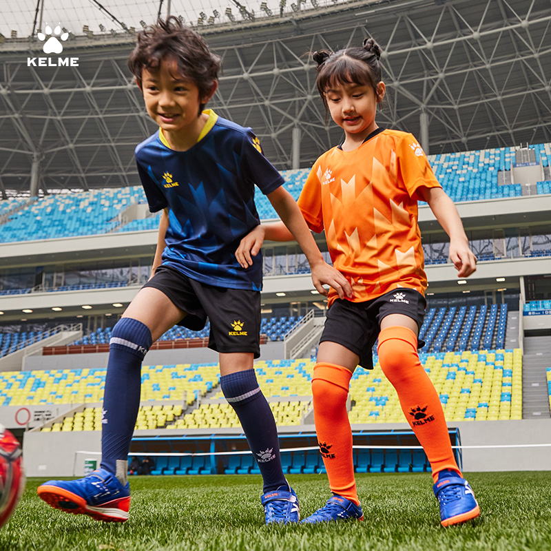 KELME-calcetines de fútbol para niños, medias deportivas transpirables por encima de la rodilla, para competición, entrenamiento, baloncesto, 8101WZ3001