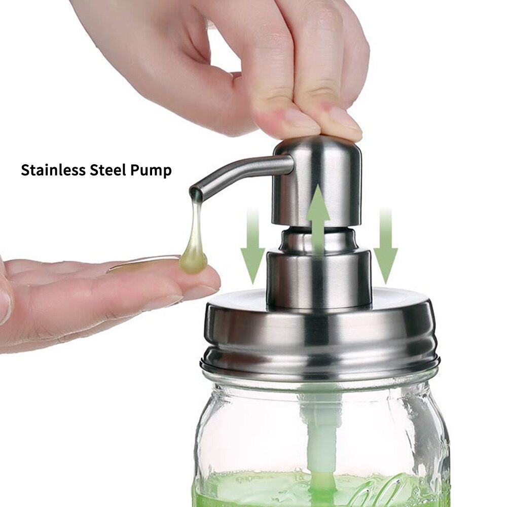 480ml Liquid Soap Dispenser Pump Hand Sanitizer Shower Shampoo Glass Bottle Liquid Soap Container For Kitchen Bathroom
