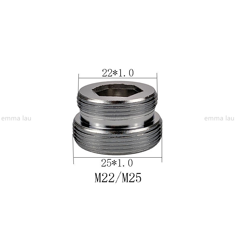 16 17 18 20 21 22 23 24 25 30mm vrid 22 kransamlare adapter vattenrenare kopplingar mässing köksblandare vvs tillbehör: Marinblå