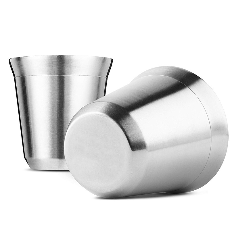 Stainless Steel Espresso Cups Double Walled Vacuum Insulated Heat Resistant Coffee Cups Unbreakable Small Cup