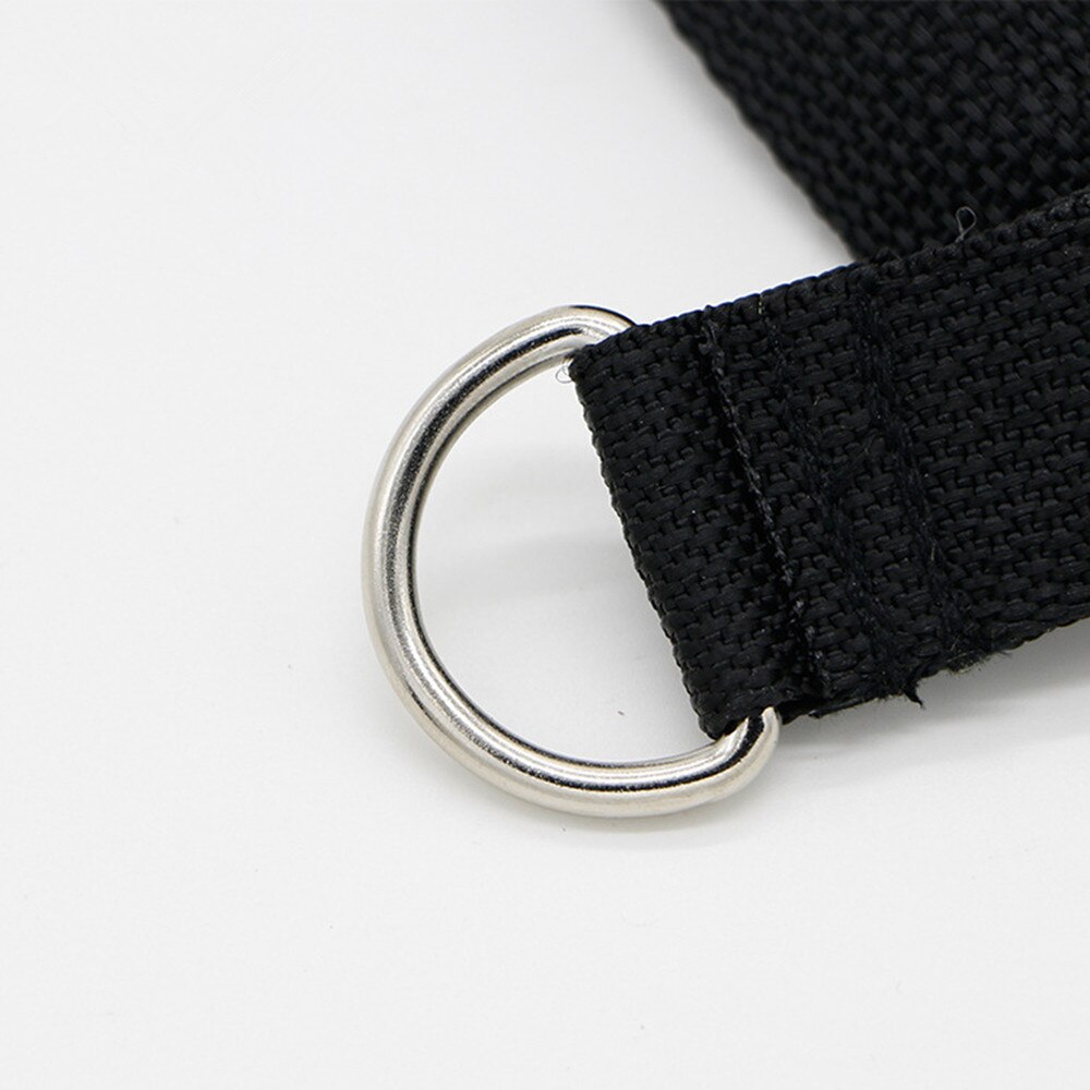 25#Multi-purpose D-ring Spring Pull Rope Cable Bar Elastic String Foam Handle Fitness Equipment with stiffness nylon belt