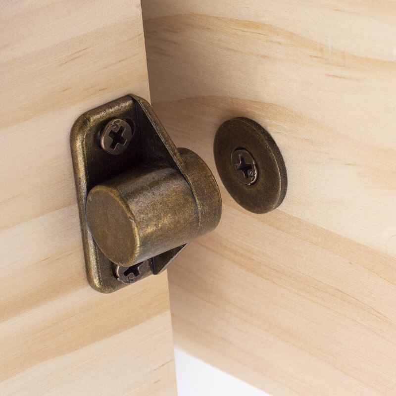 Magnet skåpdörr spärr magnetisk möbel dörrstoppare starka superkraftiga magneter spärr hem hårdvara möbler