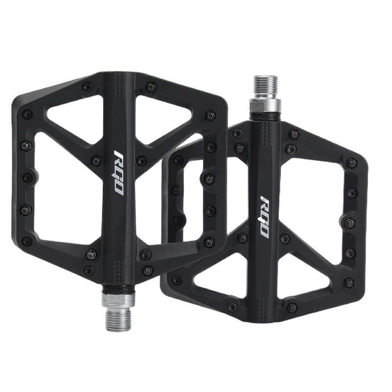 Mountainbike Nylon Pedal Perrin Lager Große Breite Oberfläche Rutschfeste Off-road Pedal Schneebesen Pedal: Black