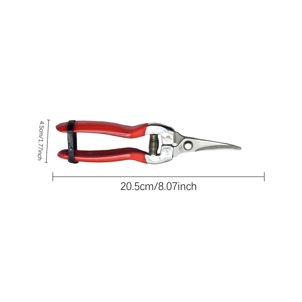 Tuinieren Hand Snoeischaar Tuin Schaar Hand Snoeischaar Snoeischaar Blad Trimmer Rechte Bloemist Schaar Tuinieren Handgereedschap: Rood