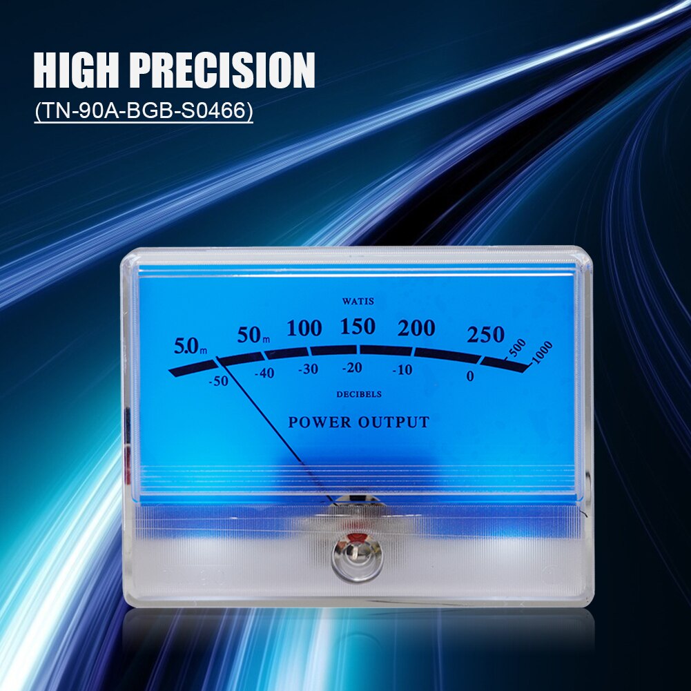 TN90 Pointer VU Meter High-precision Digital Power Meter Head Level Indicator Audio Spectrum for Speaker Amplifier