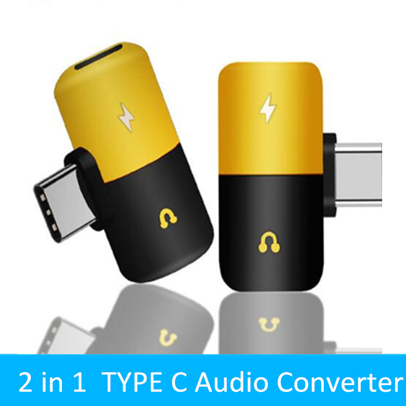 3.5mm Jack Hoofdtelefoon Adapter Type C Plug Opladen Spelen Muziek Audio Oortelefoon Type C USB Kabel Voor Xiao mi mi 8 6x converter Passen