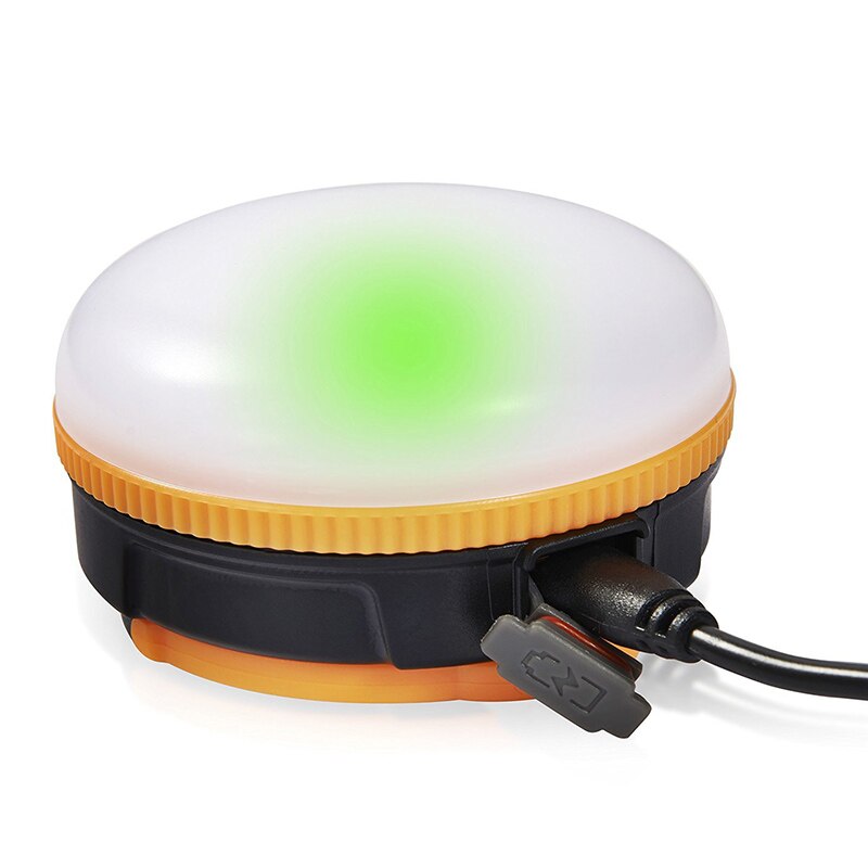 Carga de luces de camping portátiles 1800MA luces de camping impermeables cinco luces LED de tienda al aire libre