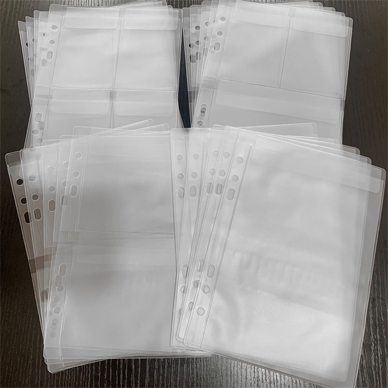 1/2/3/4 Pockets Dies and Stamp Storage Folder Scrapbook Die Cut Storage Binder For Card Documents Photo Postcard Holders