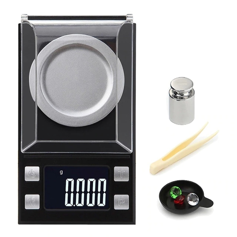 100g/50g 0.001g Digital precision scale for Jewelry gold Herb Lab Weight Milligram Scale Electronic Balance accurate scale
