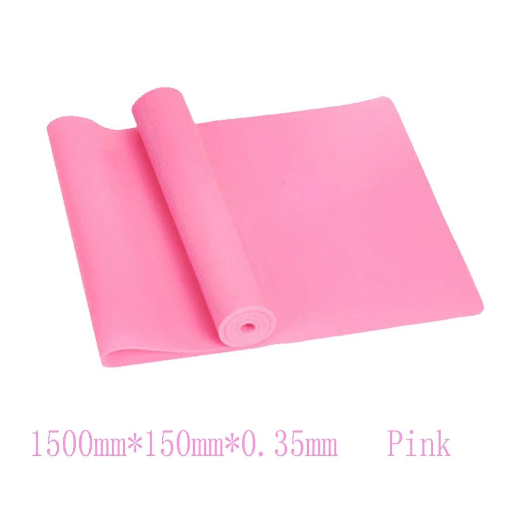 Gym Fitnessapparatuur Weerstand Banden Krachttraining Latex Elastische Workout Crossfit Yoga Rubber Sport Pilates: Roze