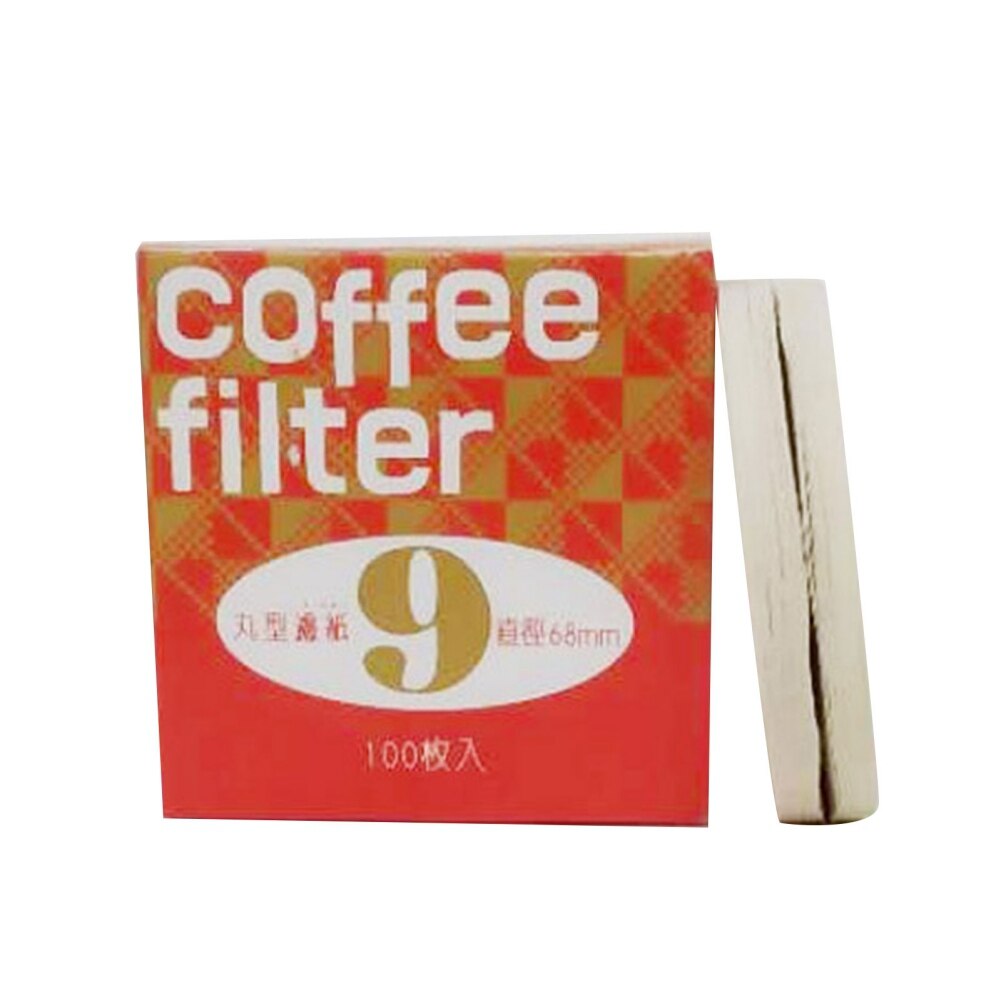 1 sæt dryppapir kaffefilter  v01 v02 101 102 103 no.6 no.9 kaffesipose tilbehør til espresso-te: Nr. .9
