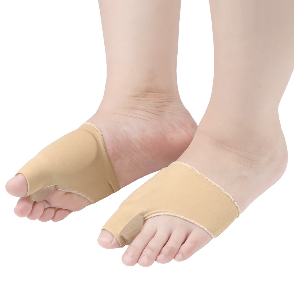 1 par åndbar fodfingre tåseparator tommelfinger valgus beskytter smertefri kropsholdning tå hallux valgus tommelfingerbøjle