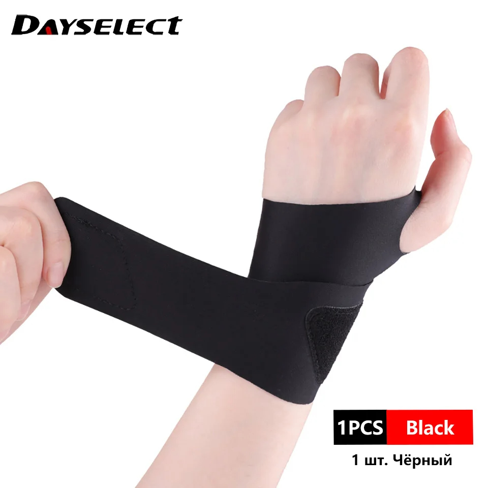 Guarda de pulso ultra fino e respirável, envoltório esportivo fitness, proteção de pressão para pulsos, bainha de entorse, 1pc: Branco