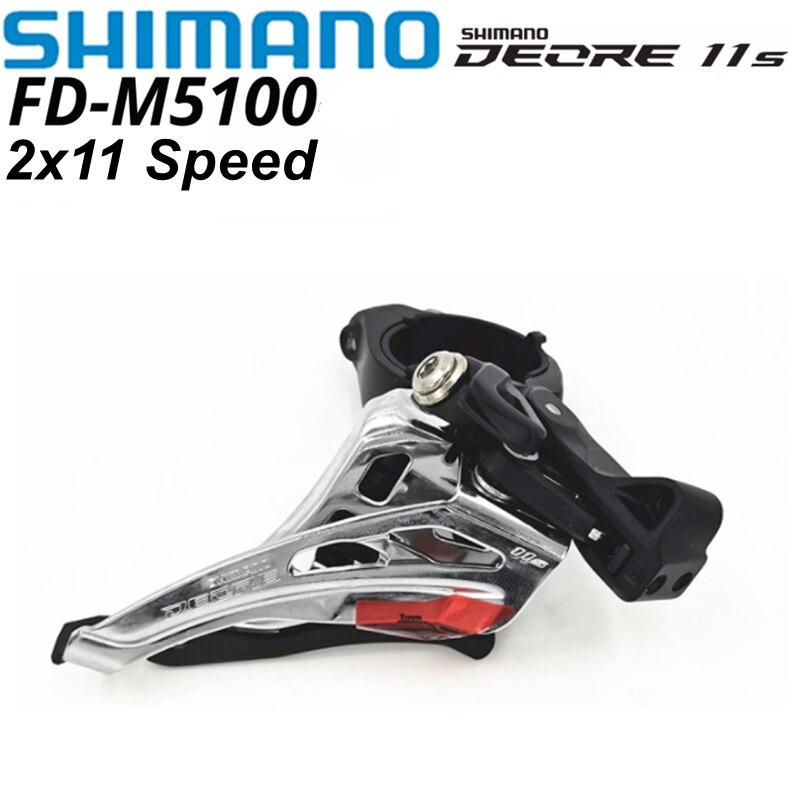 Shimano Deore M5100 Voorderailleur FD-M5100 Bike Derailleur Side Swing Mount 2X11 Speed 2S 11 S 2X11 S 2V 11V Fd M5100