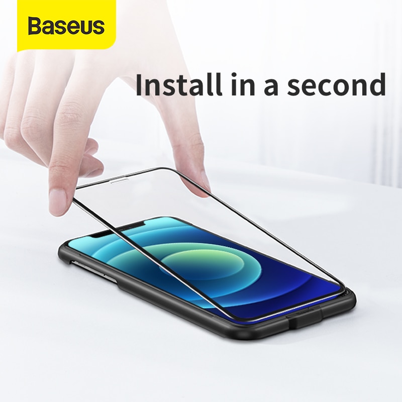 Baseus szkło hartowane dla iPhone 13 12 11 Pro Max ochraniacz ekranu dla iPhone X szkło hartowane pełna pokrywa szkło ochronne
