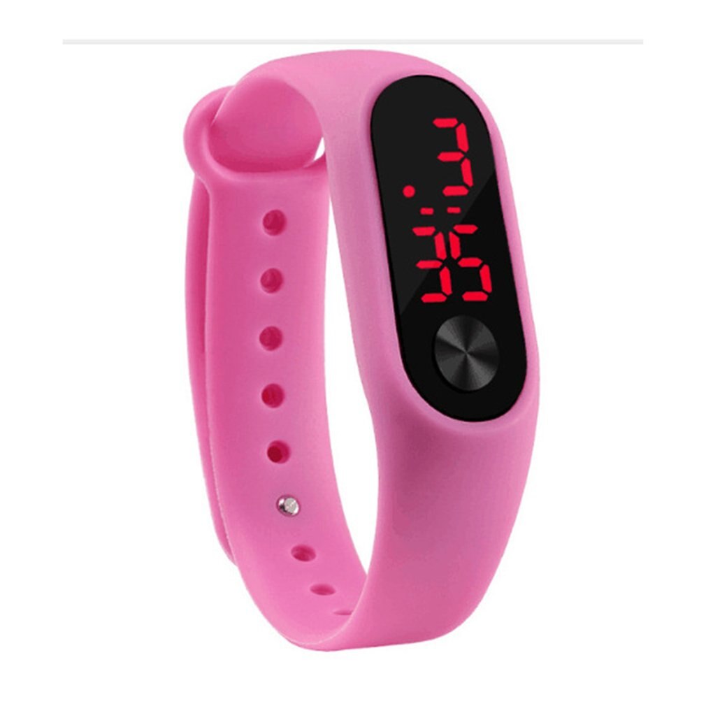 Carlota Casual Sport Armband Snoep Kleur Digitale Led Elektronische Horloges Voor Kinderen Zachte Siliconen Horlogeband Voor Kids: 11