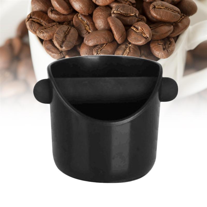 Coffee Grind Knock Box Espresso Dump Bin Organizer Espresso Grinds Waste Container Detachable ABS Coffee Knock Box Waste Bin