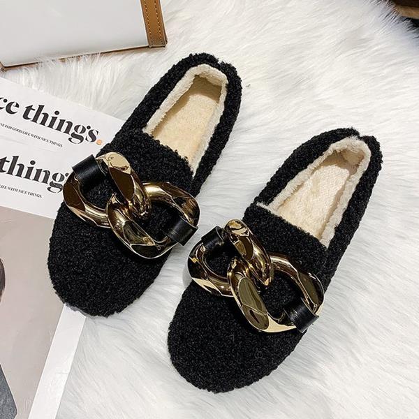Winter Schoenen Vrouwen Vrouwen Mocassins Casual Vrouwelijke Sneakers Herfst Slip-Op Loafers Bont Ronde Neus Modis Herfst slip Op: 3 / 36
