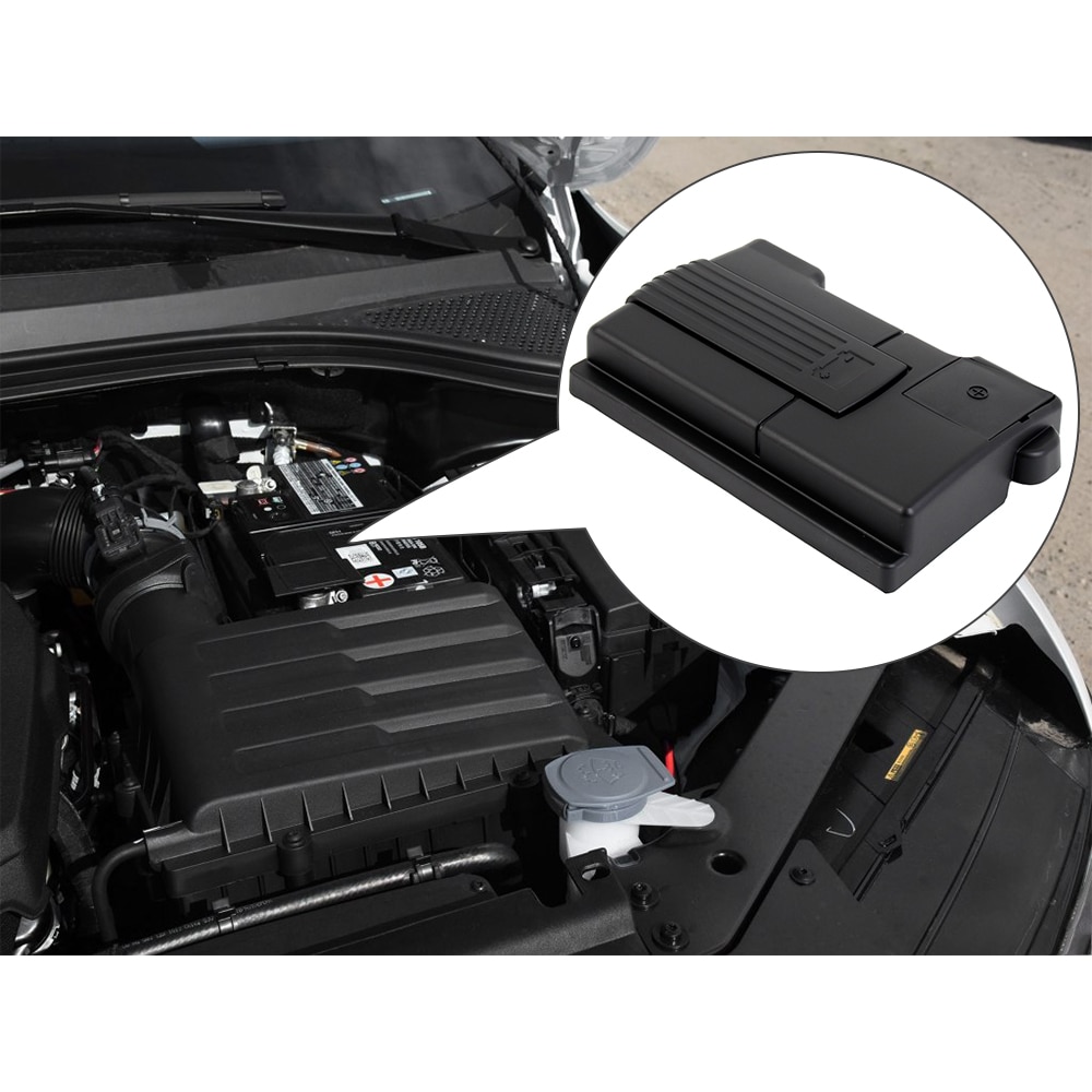 Abs batteri støvdeksel tilbehør erstatning for tiguan bilbatteri
