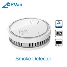 Cpvan Rookmelder Ce Gecertificeerd Fire Alarm Sensor Detector EN14604 Vermeld Met Foto-elektrische Sensor Home Rookmelder