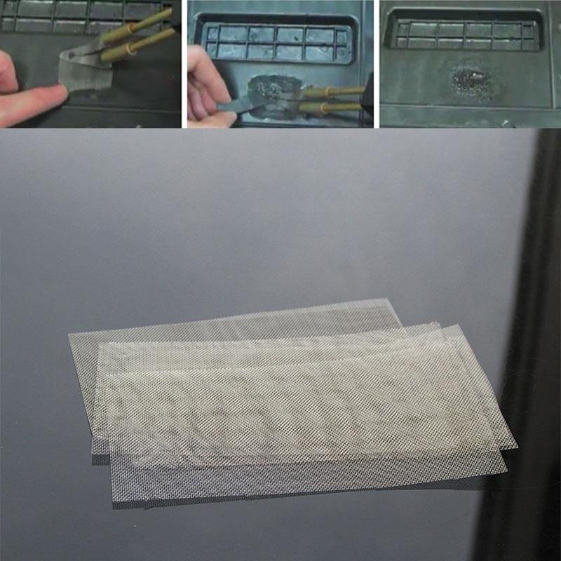 Mesh front fix mesh universal paneler lim plast reparation fix reparation af støbning bil kofanger gitternet