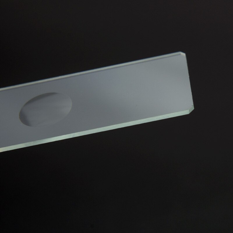 5 PCS Reusable Laboratorial Single Concave Microscope Blank Glass slides slice Lab Consumables for Liquid Specimen