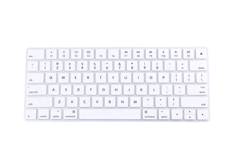 Silicone Desktop PC Magic Keyboard Cover Skin for APPLE Magic Keyboard 2 Wireless Rechargeable US version Latest Model): green