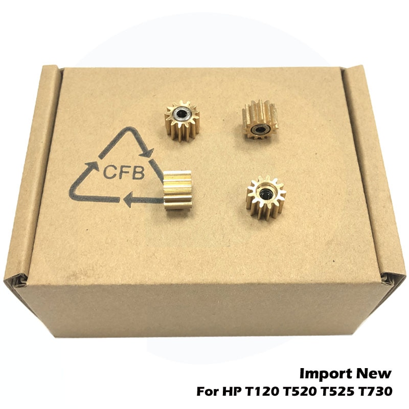 Original CQ890-67091 T120 T520 Copper Gear For HP Cutter Assembly Designjet T120 T520 T525 T730 T830: Import Gear 1PCS