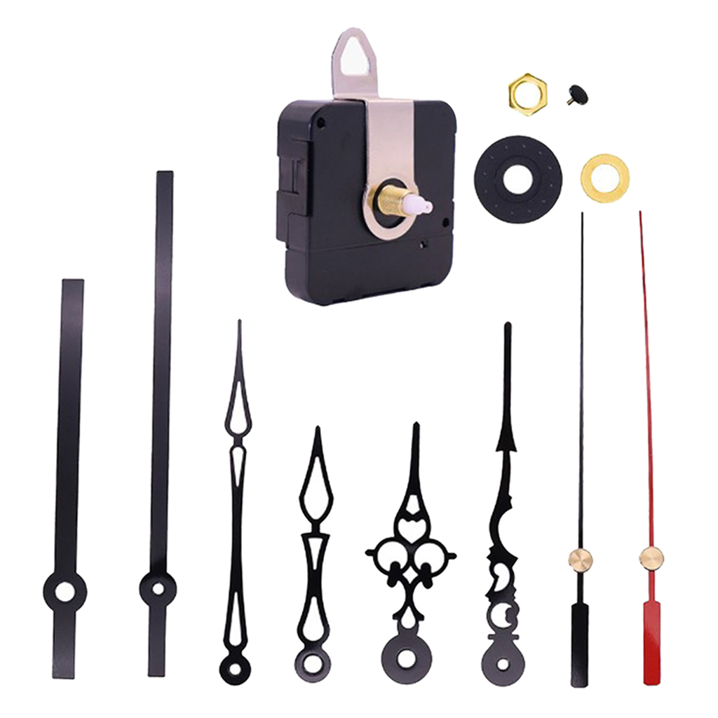 Quartz Clock Movement DIY Clock Mechanism Long Shaft Replacement Clock Kits