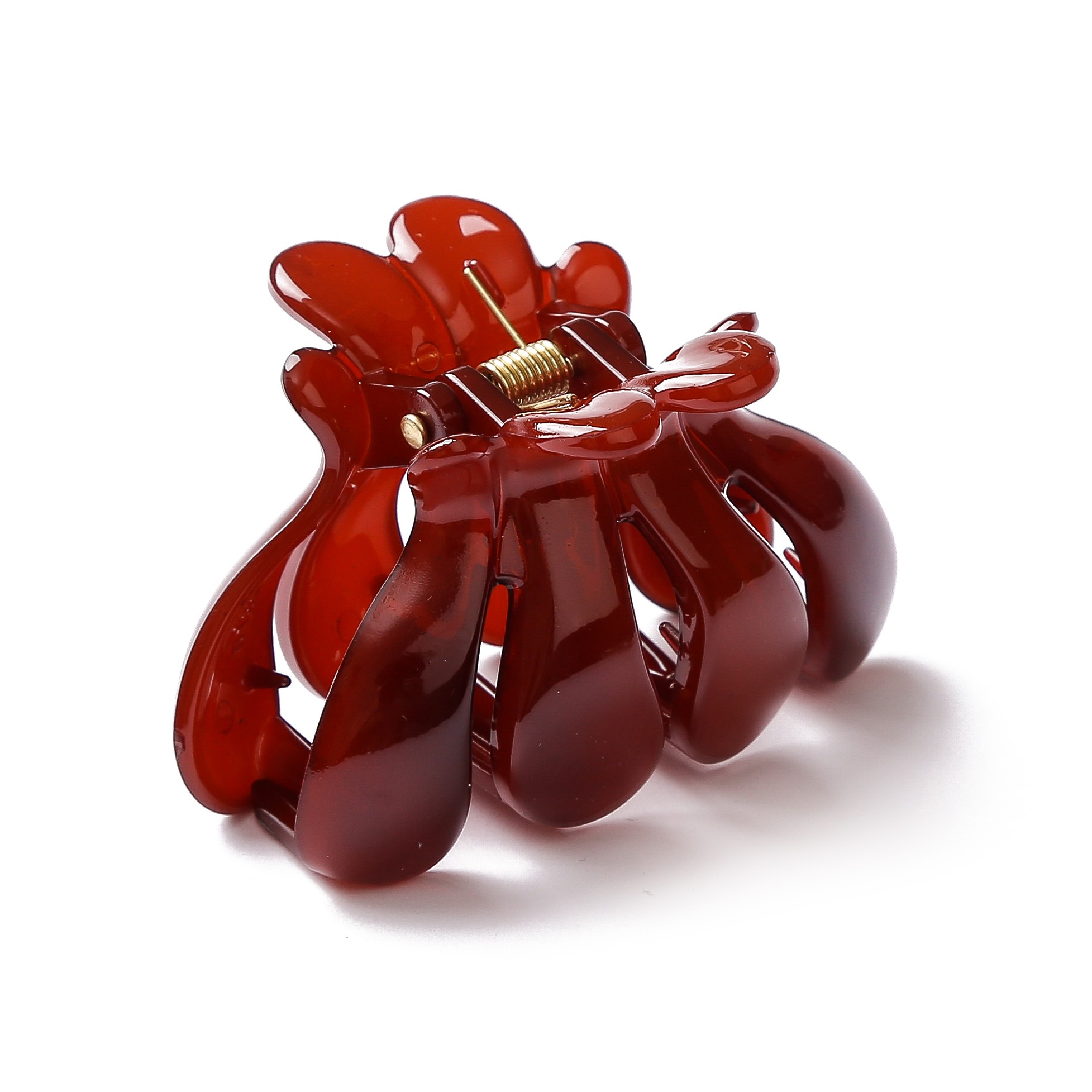 Pinza de pelo de plástico para mujer y niña, 6cm de largo, pinza de pelo de cangrejo, accesorios para el cabello rojo, estilo de ,: Lavanda