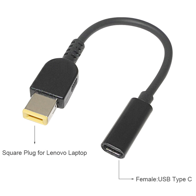 65W PD Type C USB 3.1 Power Adapter Cable Female to Power Connector Converter 4.0*1.35 5.5*2.5 4.5*3.0 4.0*1.7m: WHITE