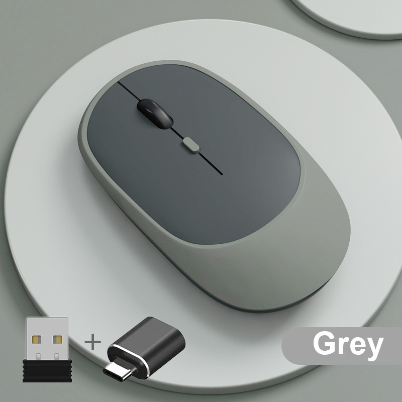 Souris sans fil aste, Souris Gamer, Modes touristes, Compatible Bluetooth, 2.4G, USB, Souris muette, Ordinateur portable, Tablette, Macbook: Bleu