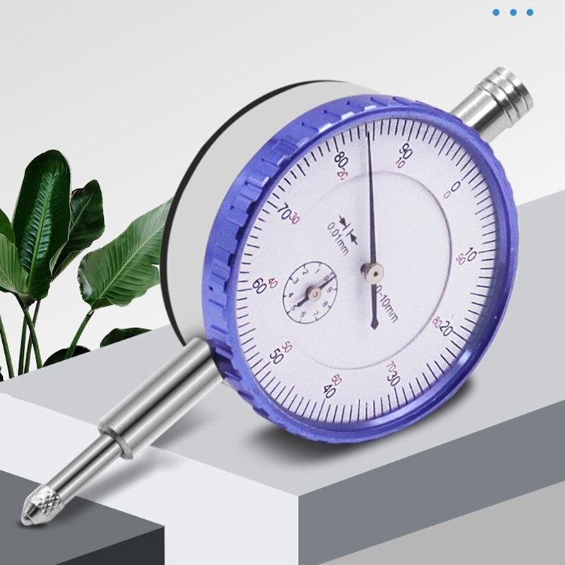 High-precision Pointer Industrial Dial Indicator 0-10 mm Stable Performance Table with Lug Back Measurement Dial Gauge instrumen