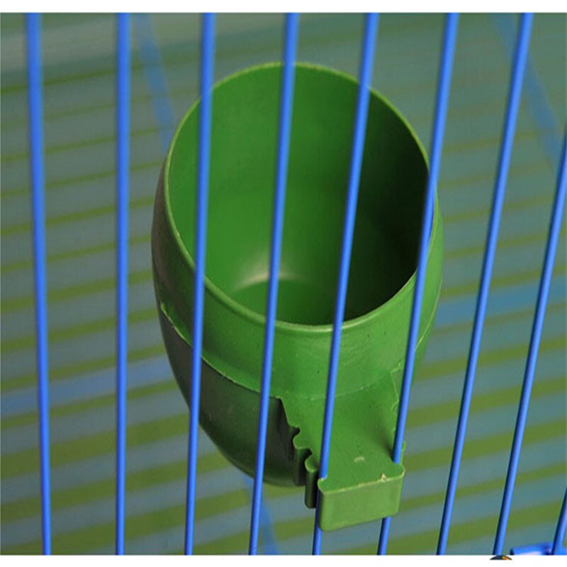 Picture of Bird Parrot Pet Cage Aviary Water Food Bowl Feeder... – Vicedeal