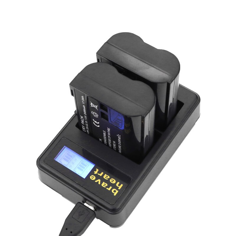 4X En EL15 EN-EL15 EL15A Batterij + Lcd Dual Charger Voor Nikon D500,D600,D610,D750, d7000, D7100,D7200,D800,D800E,D810,D810A V1