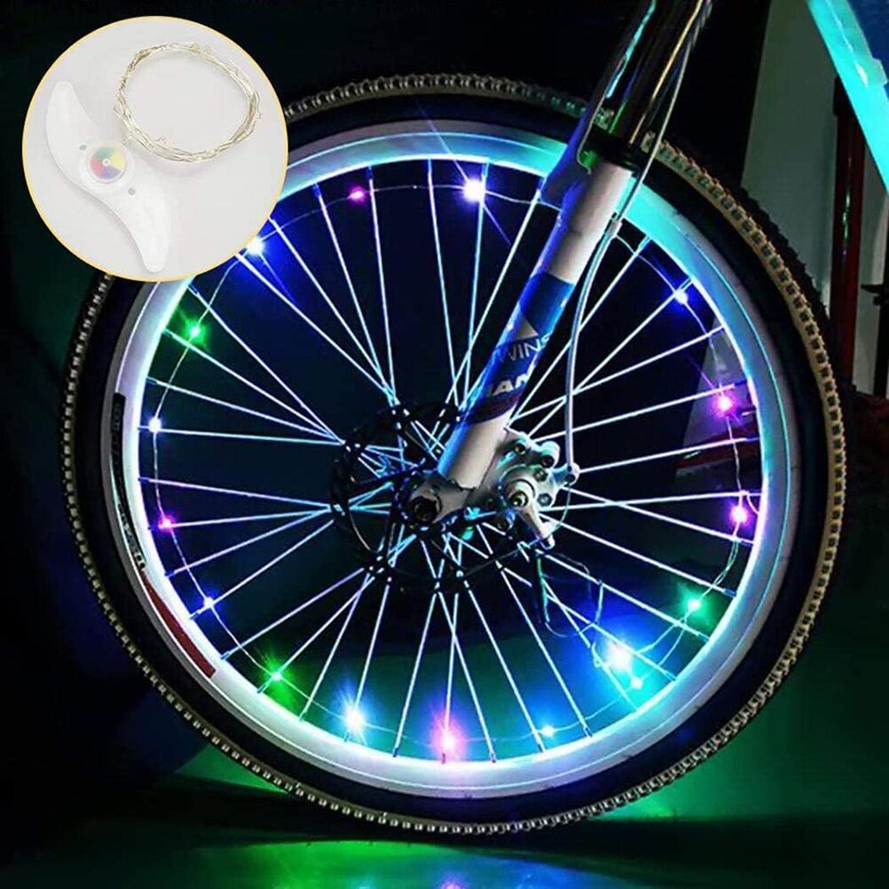 Fietsverlichting Fiets Wiel Decoratieve Strip Verlichting Waterdichte Heldere Led Fiets Licht Strip Veiligheid Waarschuwingslichten Fietsverlichting