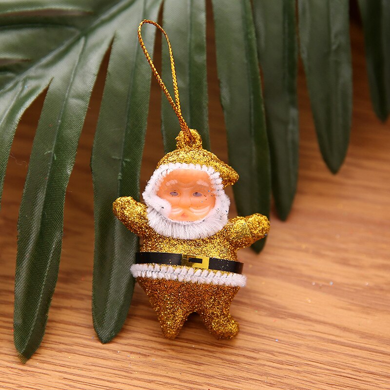 6 stuks kerstman hanger vrolijke kerstversiering voor thuis kerstboomversieringen jaardecoratie festival feestartikelen
