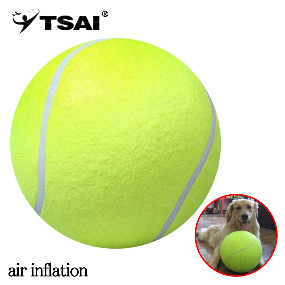 TSAI 24 cm Tennisbal Giant Luchtinflatie Tennisbal Outdoor Sport Indoor Speelgoed Handtekening Mega Jumbo Kids Speelgoed Bal