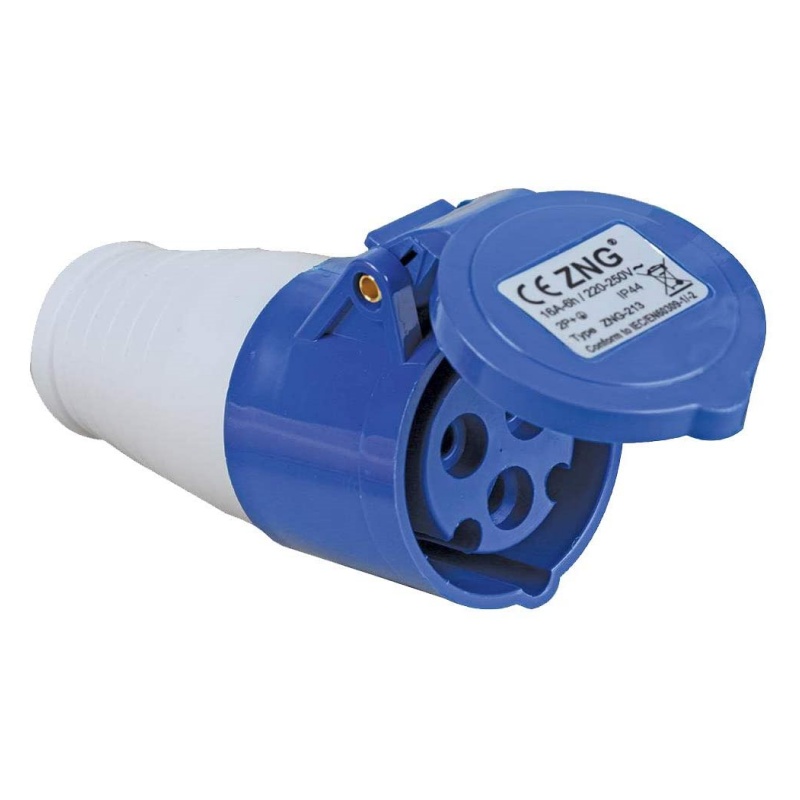 Universal Car Connection Plug Adapter Main Plug Hook Up Site Adapter 240V 16A For Caravan Motorhome Camper Van Car Accessories: black