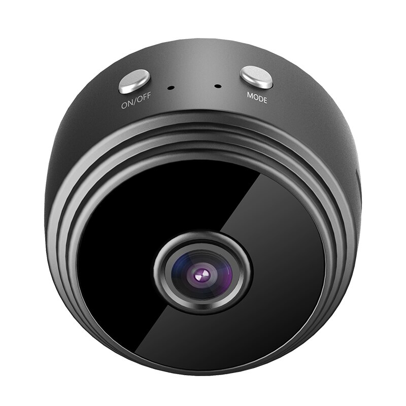Mini caméra Portable WiFi caméra extérieure/maison Micro voix Surveillance vidéo sans fil 1080P DVR caméra de nuit: 01 black