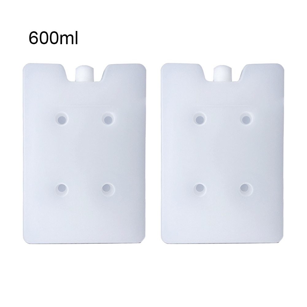 2pcs Travel Reusable Camping Portable Fruit Freezer Practical Picnic Ice Blocks Cooler Box Food Storage Stay Fresh Lunch Bag