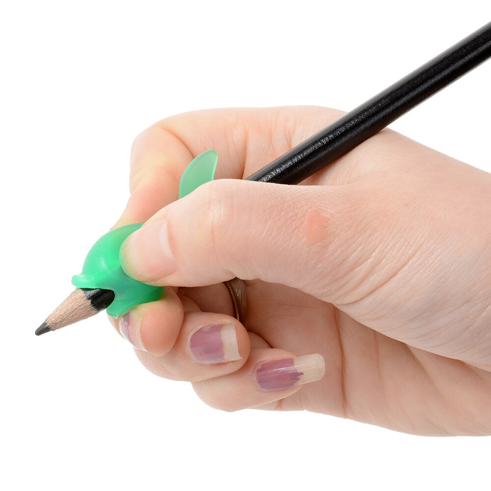 10Pcs/Set Kids Fish Pen Pencil Holder Writing Grip Posture Device Correction Tools Useful Topper For Kids Student