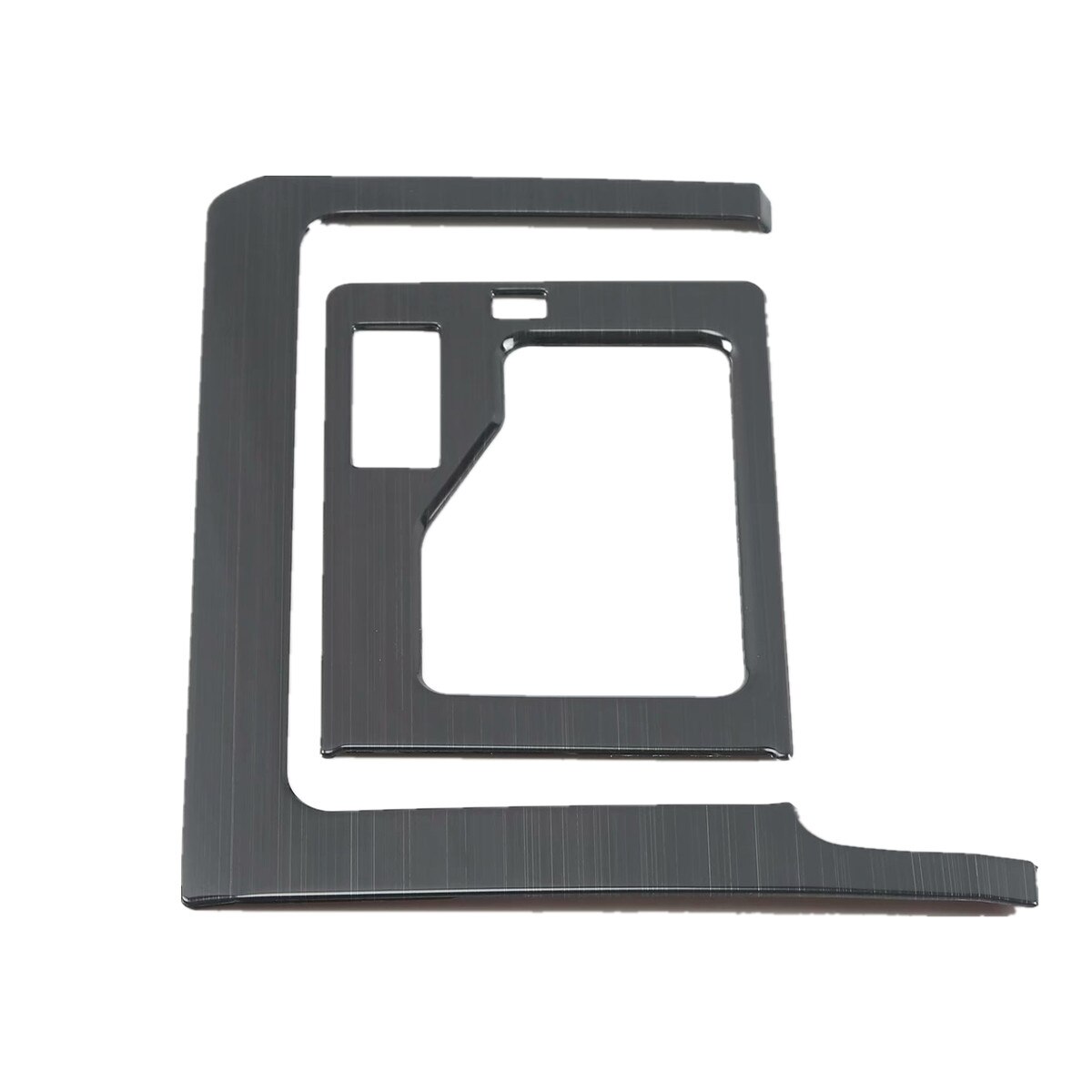 For Toyota Land Cruiser Prado 150 20182019 Stainless Steel Gear and USB Charging Socket Trim Cover Car Accessories: Gear Black