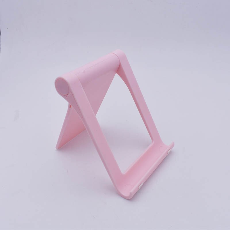 Draagbare Desk Houder Telefoon Stand Mobiele Smartphone Houders Ondersteuning Table Stand Voor Iphone Voor Ipad Mobiele Telefoon Houder Accessoires: Pink
