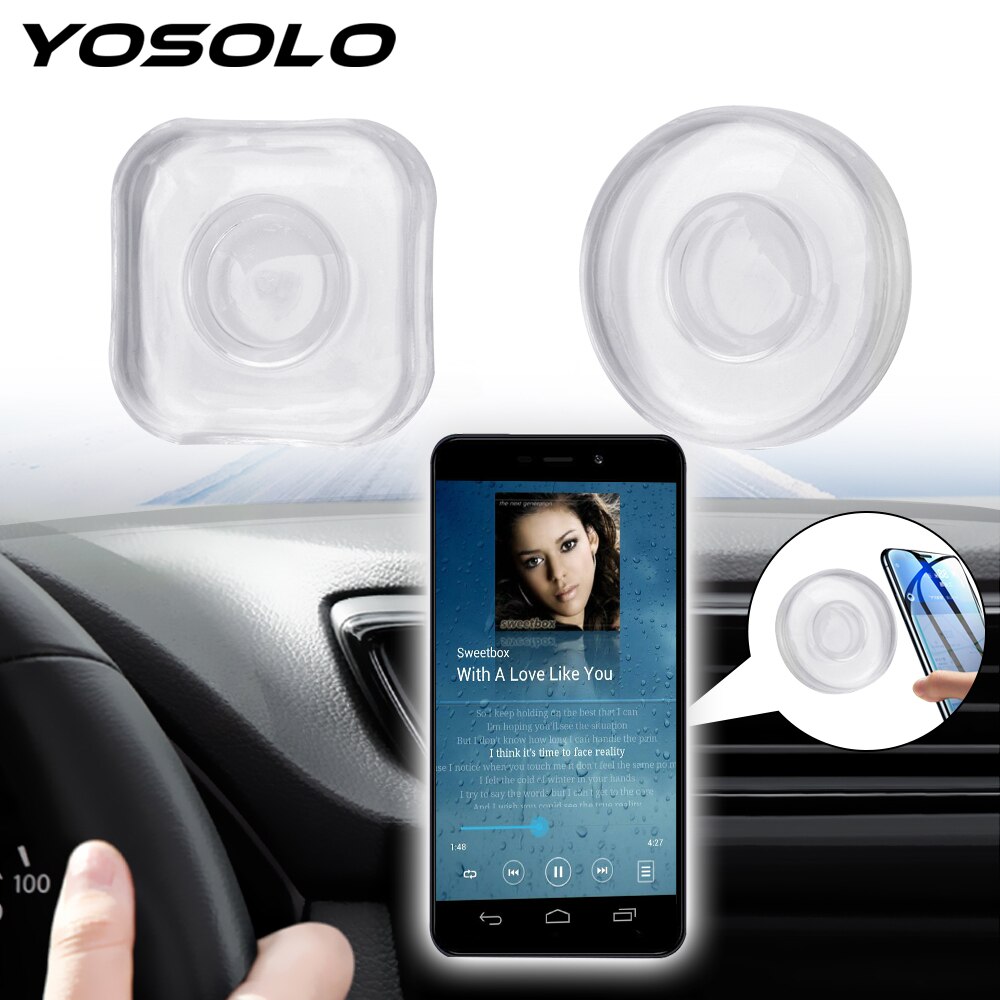 Yosolo Multifunctionele Auto Dashboard Sticky Pad Anti-Slip Mat Nano Telefoon Houder Hoofdtelefoon Opslag Wasbare Non Slip Mat
